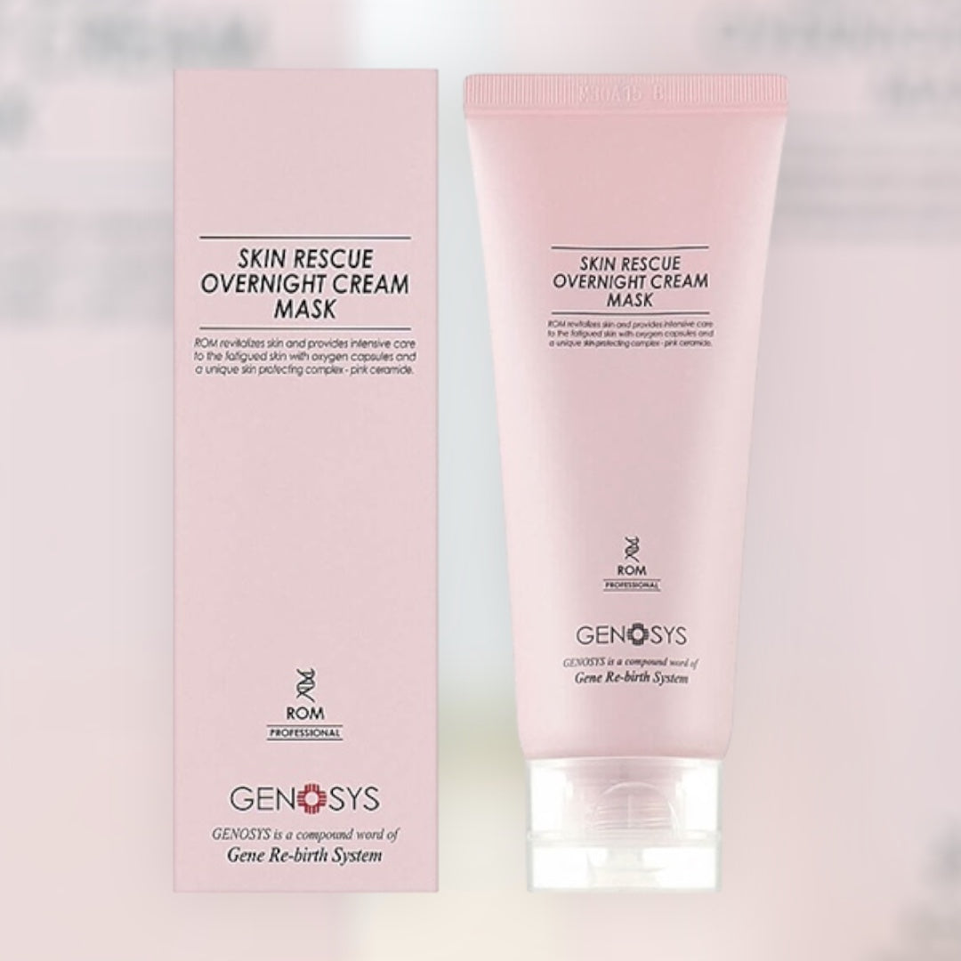 Genosys Skin Rescue Overnight Cream Mask – μάσκα νυκτός για εντατική ενυδάτωση, αναζωογόνηση και αποκατάσταση δέρματος – MEDITHEA