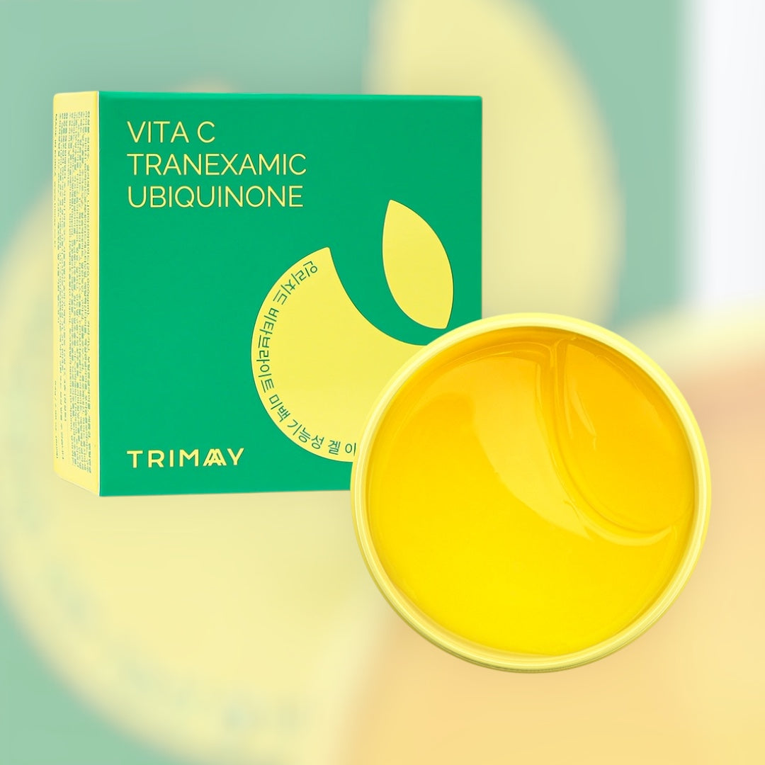 TRIMAY Enriched Vitabright Gel Eye Patch 60pcs – επιθέματα ματιών με βιταμίνες και νιασιναμίδη για λάμψη και μείωση μαύρων κύκλων