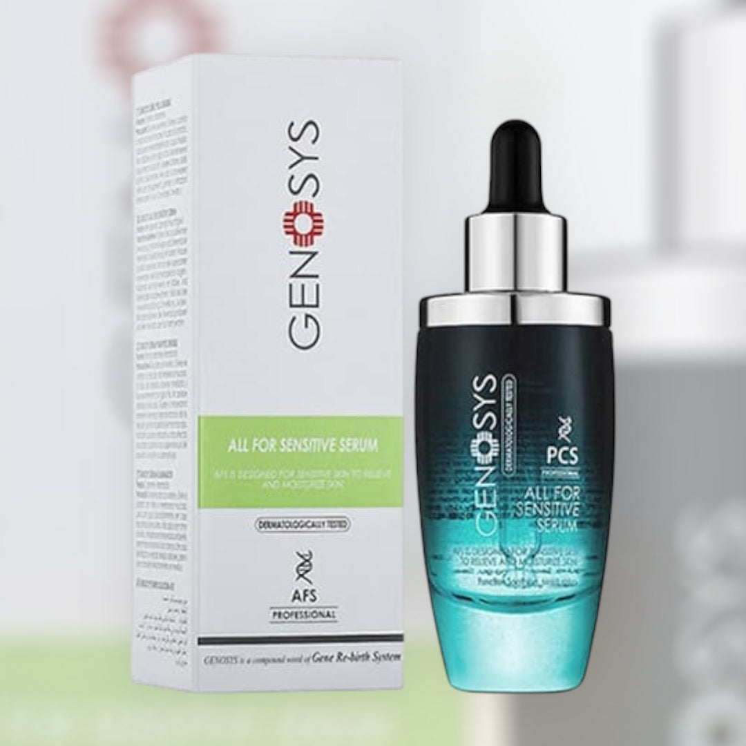 Genosys All For Sensitive Serum 30ml – Ορός για ευαίσθητο δέρμα με καταπραϋντική και ενυδατική δράση