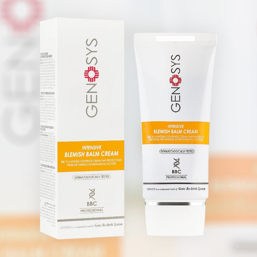 Genosys Intensive Blemish Balm Cream 50ml – Επανορθωτική BB κρέμα με χρώμα, ιδανική μετά από θεραπείες προσώπου