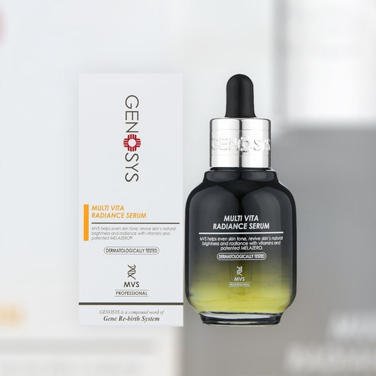 Genosys Multi Vita Radiance Serum 30ml – Ορός βιταμινών για φωτεινότητα, ομοιομορφία και αντιοξειδωτική δράση