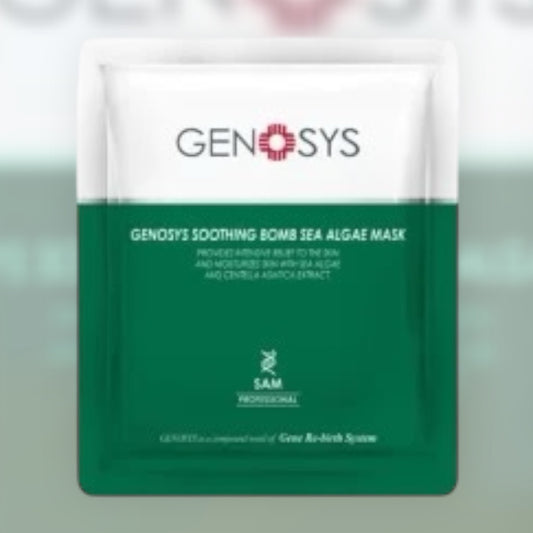 Genosys Soothing Bomb Sea Algae Mask 25g – Φύλλο μάσκας με φύκια για ευαίσθητο ή ερεθισμένο δέρμα