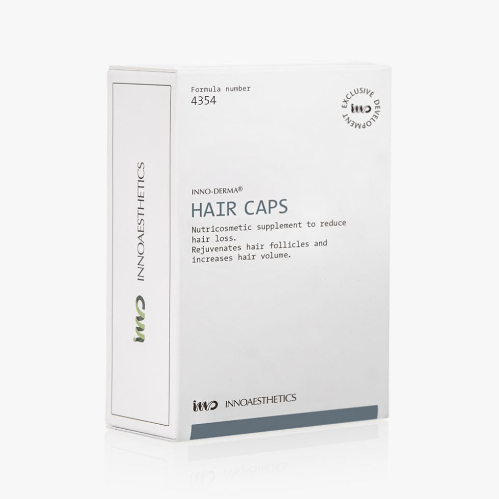 Innoaesthetics Hair Caps – Συμπλήρωμα διατροφής για την ενδυνάμωση και υγιή ανάπτυξη των μαλλιών, 60 κάψουλες