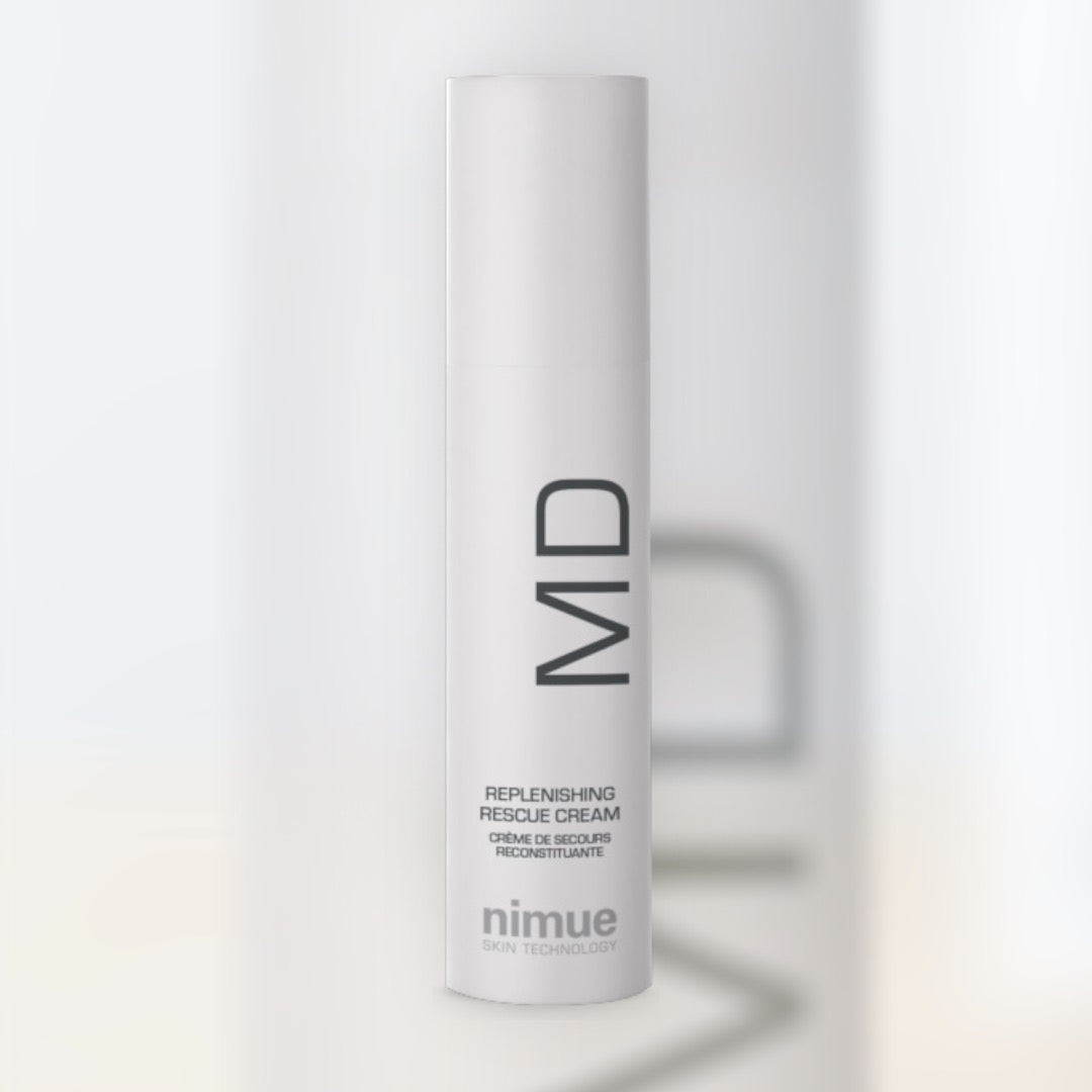 Nimue MD Replenishing Rescue Cream για ξηρό, ερεθισμένο ή ευαίσθητο δέρμα – Θρέψη, επανόρθωση και ενίσχυση του δερματικού φραγμού