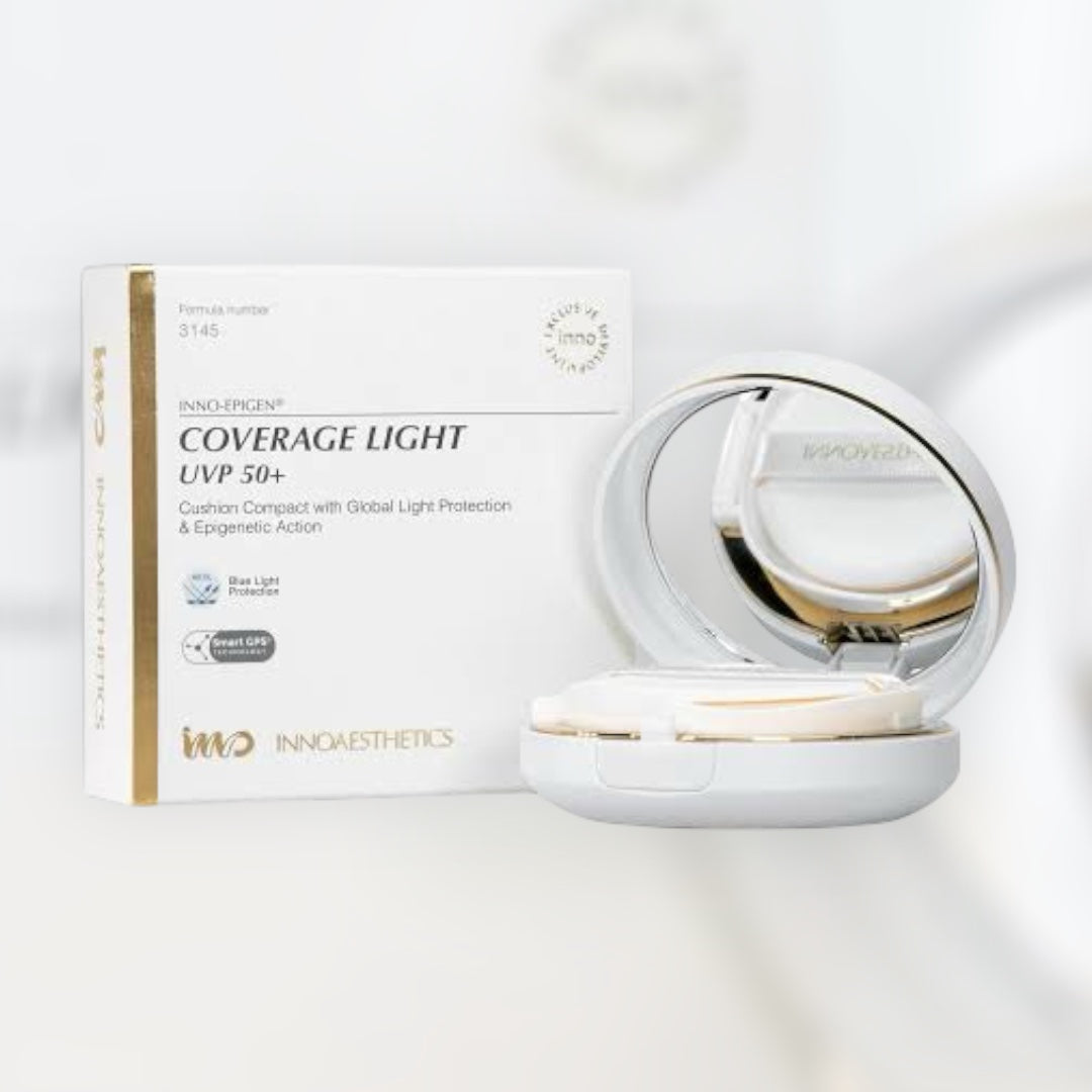 Innoaesthetics Epigen Coverage SPF50 – Αντηλιακή Κρέμα με Φυσική Κάλυψη (Light & Medium)