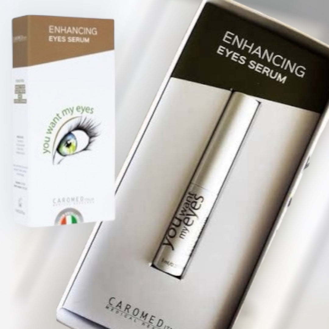 Caromed Italia You Want My Eyes – Serum βλεφαρίδων και ματιών με υαλουρονικό, πανθενόλη και βιοτίνη για ενίσχυση και ενυδάτωση.