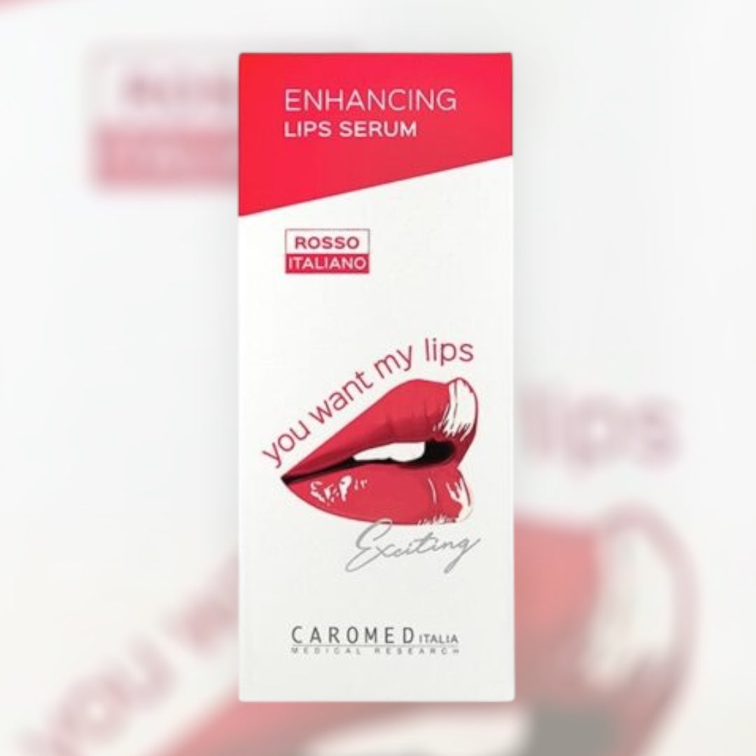 Caromed Italia You Want My Lips Rose – Serum gloss χειλιών με ενυδάτωση, φυσικό όγκο και ροζ-κόκκινη απόχρωση.