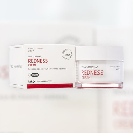 Innoaesthetics Redness Cream – κρέμα για ευαίσθητο δέρμα με ροδόχρου ακμή και χρόνιες κοκκινίλες – MEDITHEA