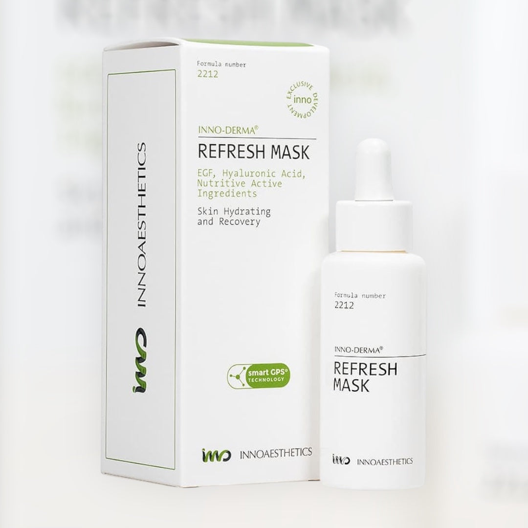 Innoaesthetics Refresh Mask με EGF και Υαλουρονικό Οξύ – ενυδατική μάσκα ανάπλασης και αποκατάστασης δέρματος