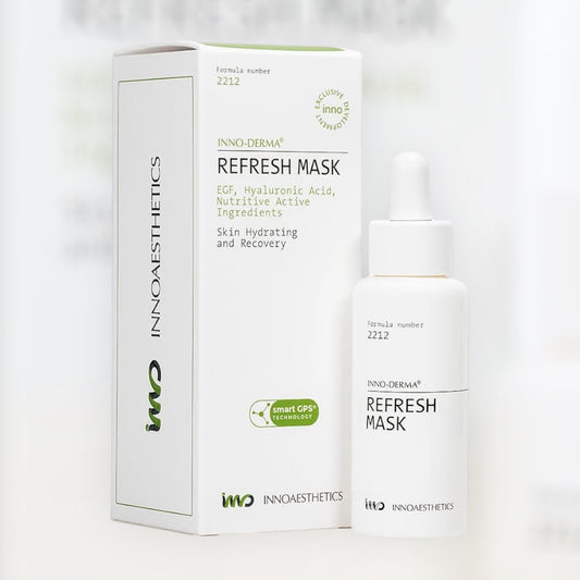Innoaesthetics Refresh Mask με EGF και Υαλουρονικό Οξύ – ενυδατική μάσκα ανάπλασης και αποκατάστασης δέρματος