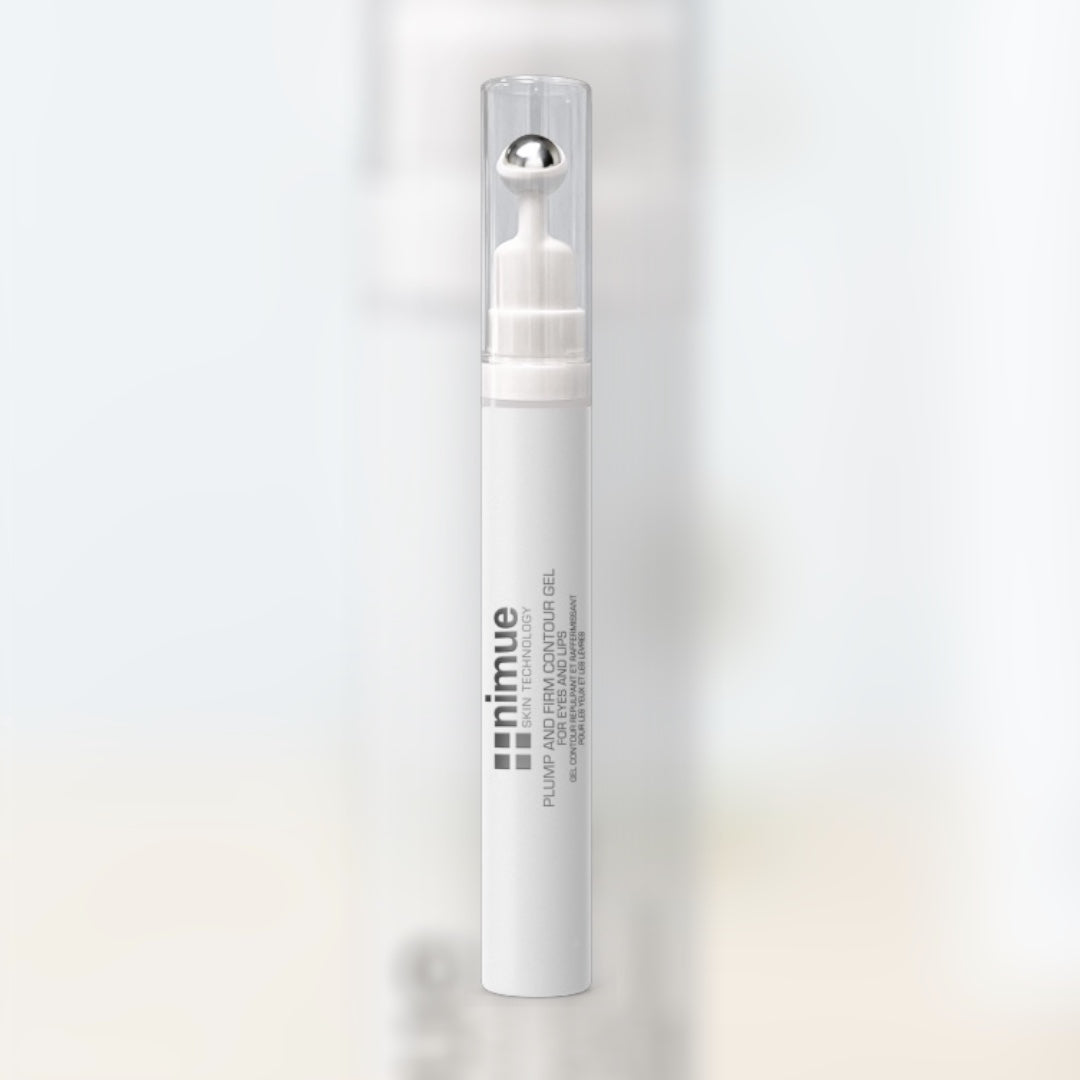 Nimue Plump and Firm Contour Gel for Eyes and Lips 15ml με μεταλλικό applicator για σύσφιξη και φρεσκάδα σε μάτια και χείλη