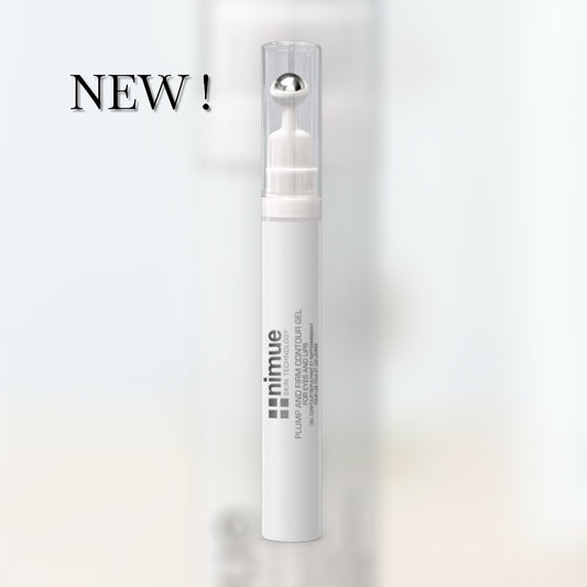 Nimue Plump and Firm Contour Gel για μάτια και χείλη 15ml με μεταλλικό applicator για σύσφιξη και λείανση λεπτών γραμμών