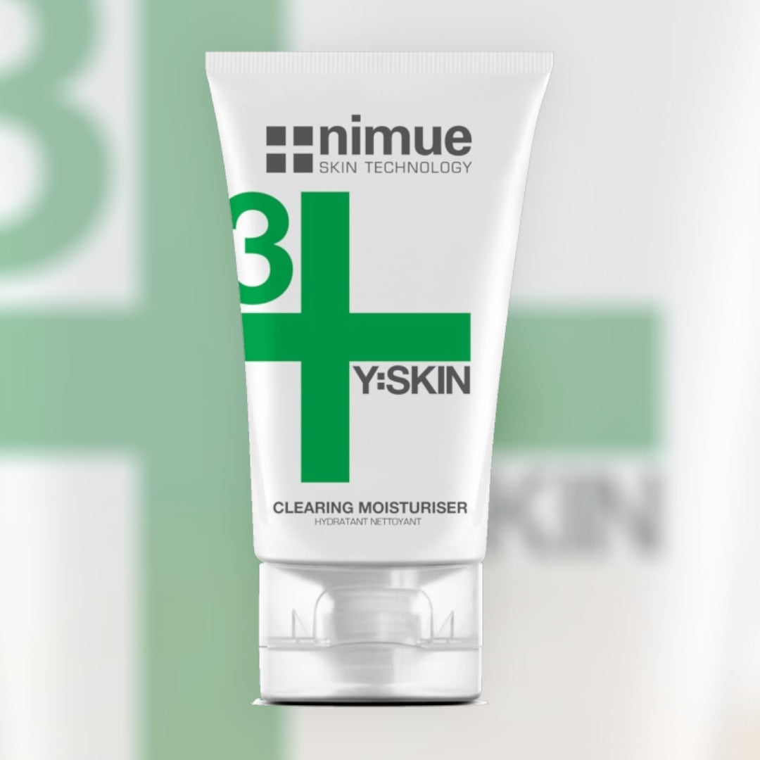 Nimue Y:Skin Clearing Moisturiser 60ml – Ενυδατική κρέμα για νεανικά και λιπαρά δέρματα με τάση ακμής, καθαρίζει και ρυθμίζει τη λιπαρότητα, διαθέσιμη στο MEDITHEA