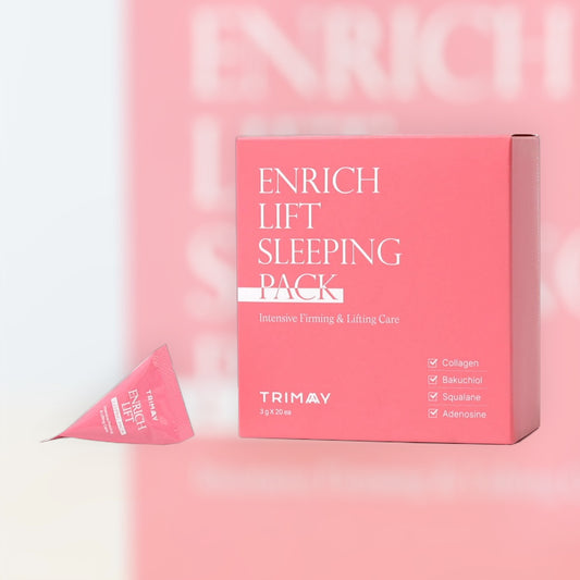 TRIMAY Enrich Lift Sleeping Pack – μάσκα νύχτας σε ατομικές δόσεις για σύσφιξη και βαθιά ενυδάτωση