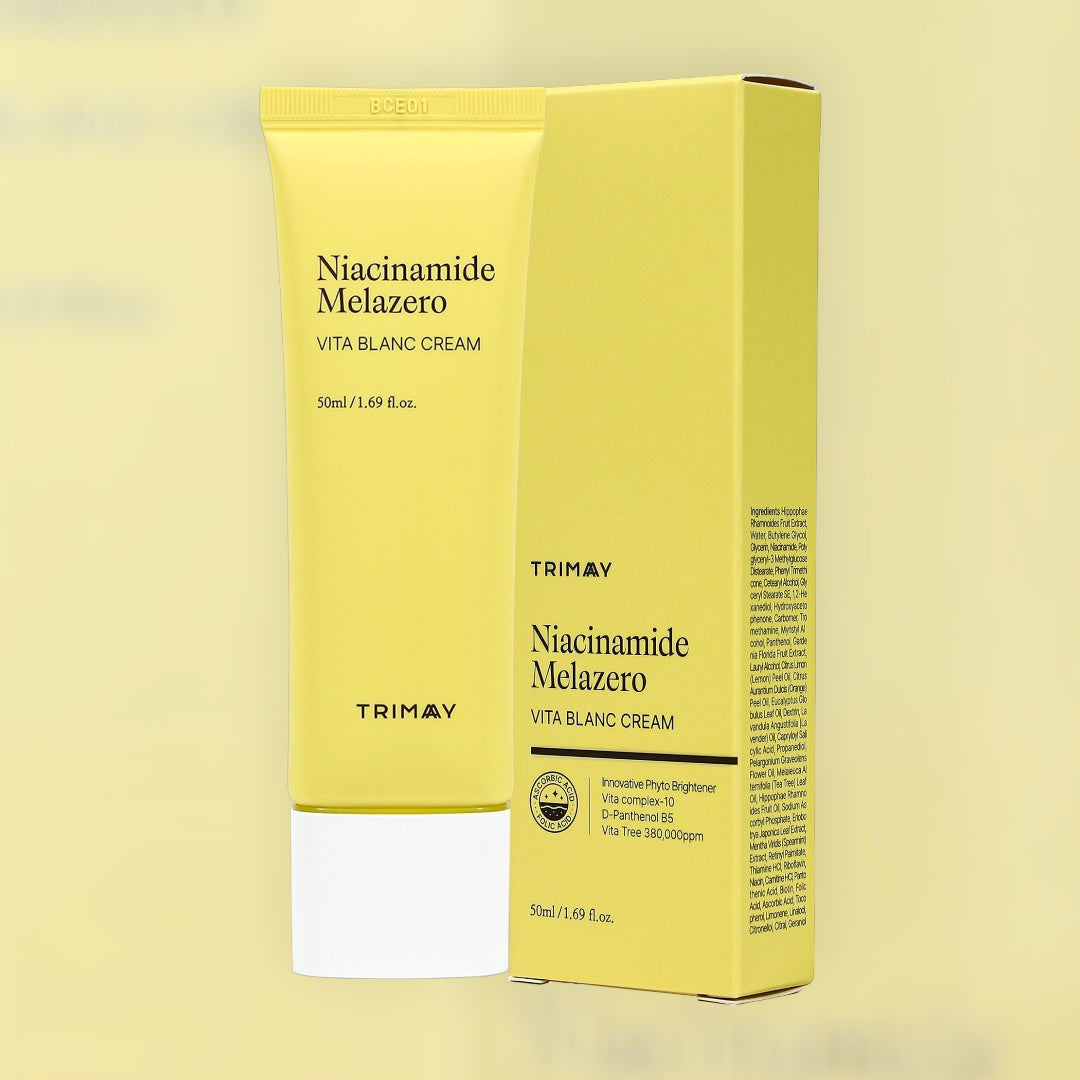 TRIMAY Niacinamide Melazero Vita Blanc Cream 50ml – κρέμα με νιασιναμίδη και Melazero για λάμψη και μείωση δυσχρωμιών
