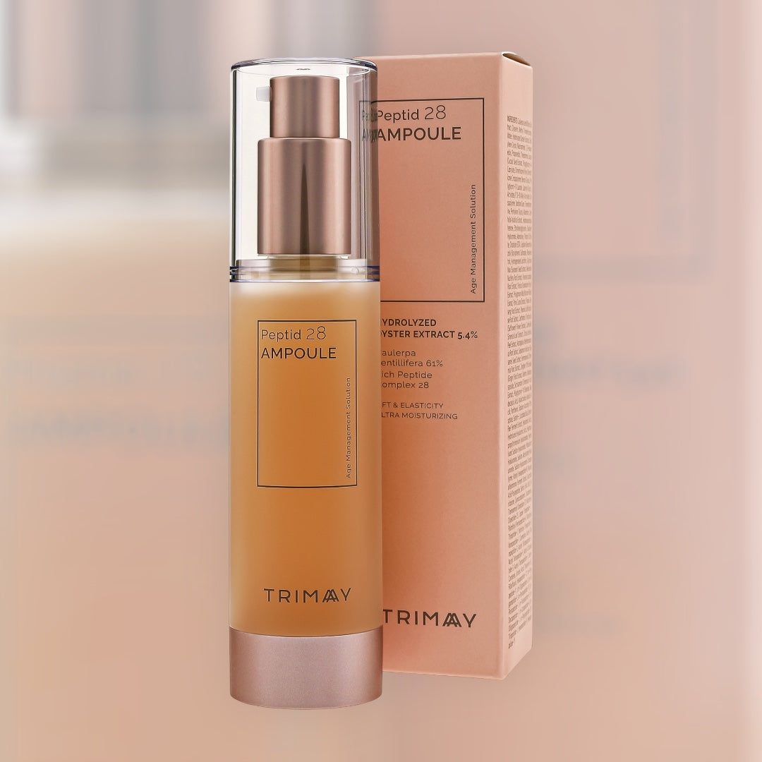 TRIMAY Peptid 28 Ampoule – ορός αντιγήρανσης με πεπτίδια και κολλαγόνο για σύσφιξη και λείανση ρυτίδων