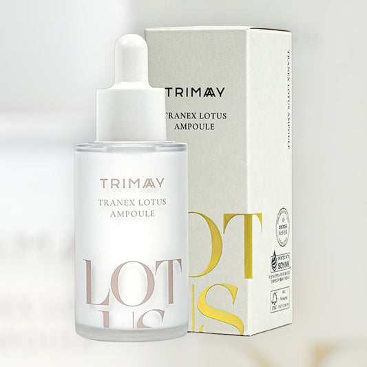 TRIMAY Tranex Lotus Ampoule 50ml – ορός με τρανεξαμικό οξύ και εκχύλισμα λωτού για μείωση δυσχρωμιών και φωτεινή επιδερμίδα