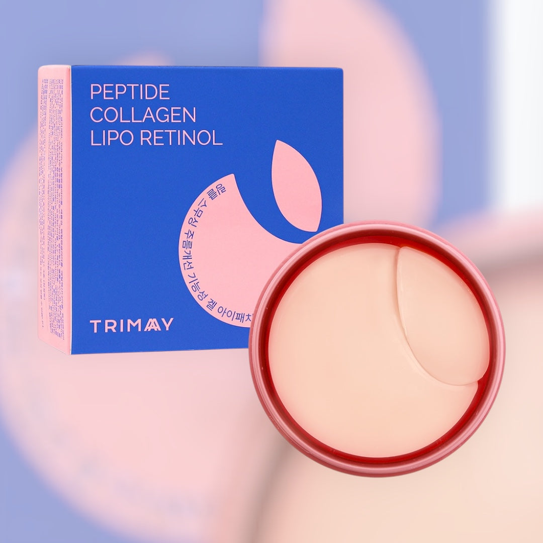 TRIMAY Wrinkle Smoothing Gel Eye Patch 60pcs – επιθέματα ματιών με πεπτίδια, κολλαγόνο και ρετινόλη για λείανση ρυτίδων και σύσφιξη